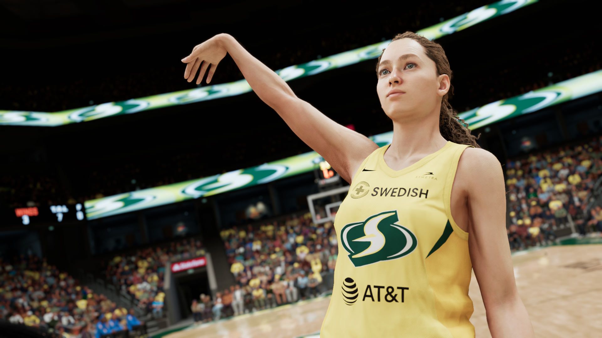 NBA 2K WNBA Courtside Report Action Shot