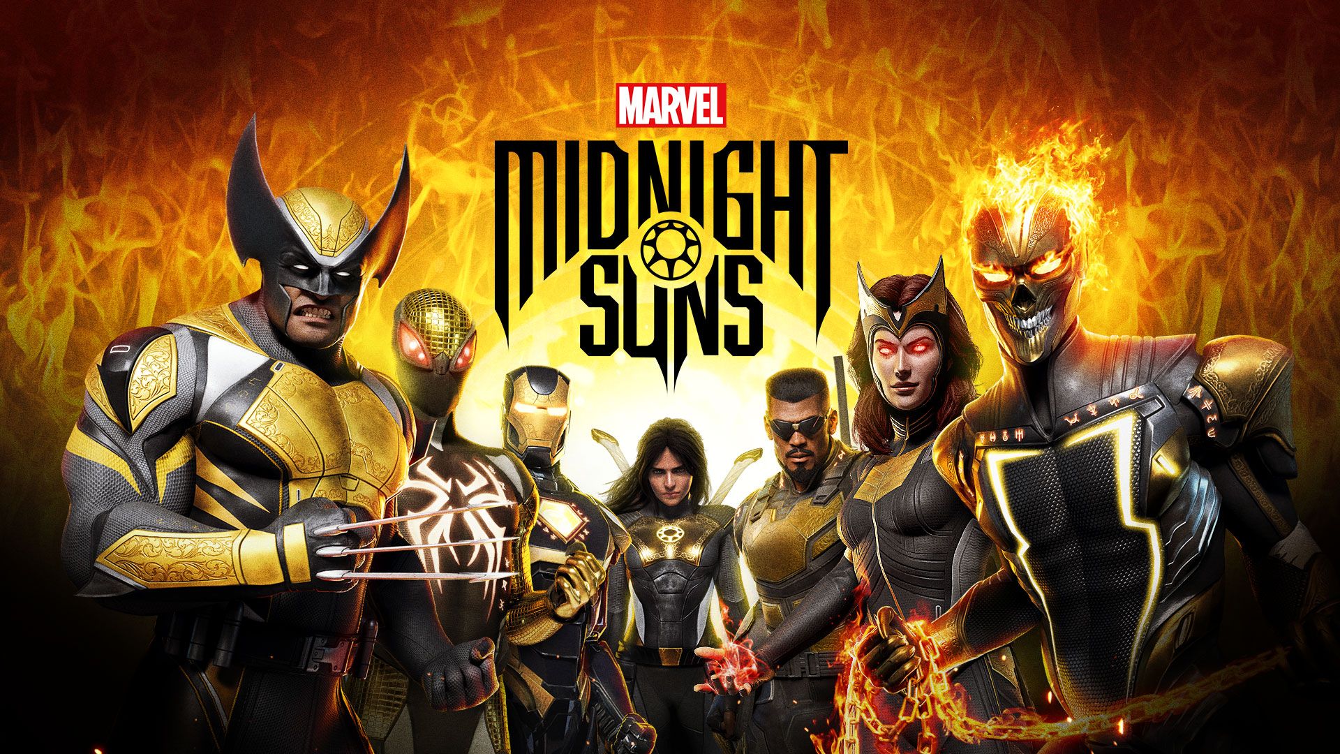 Marvels midnight sun на русском. Marvel’s Midnight Suns. Marvel Midnight sons game. Midnight Sunset Marvel. Марвел Полуночное солнце.