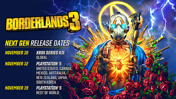 Borderlands 3' will get 4K and 4-player split-screen on PS5 and